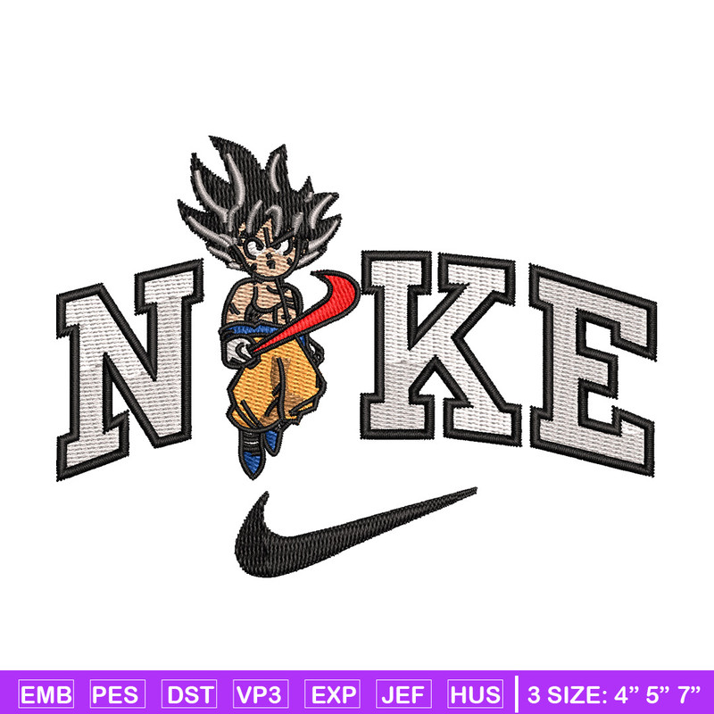 Nike goku embroidery design, Dragonball embroidery, Nike design, Embroidery shirt, Embroidery file, Digital download.jpg