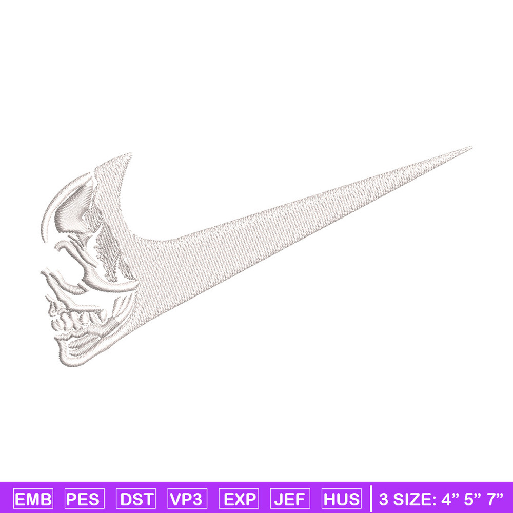 Nike horror embroidery design, Horror embroidery, Nike design, Embroidery shirt, Embroidery file, Digital download.jpg