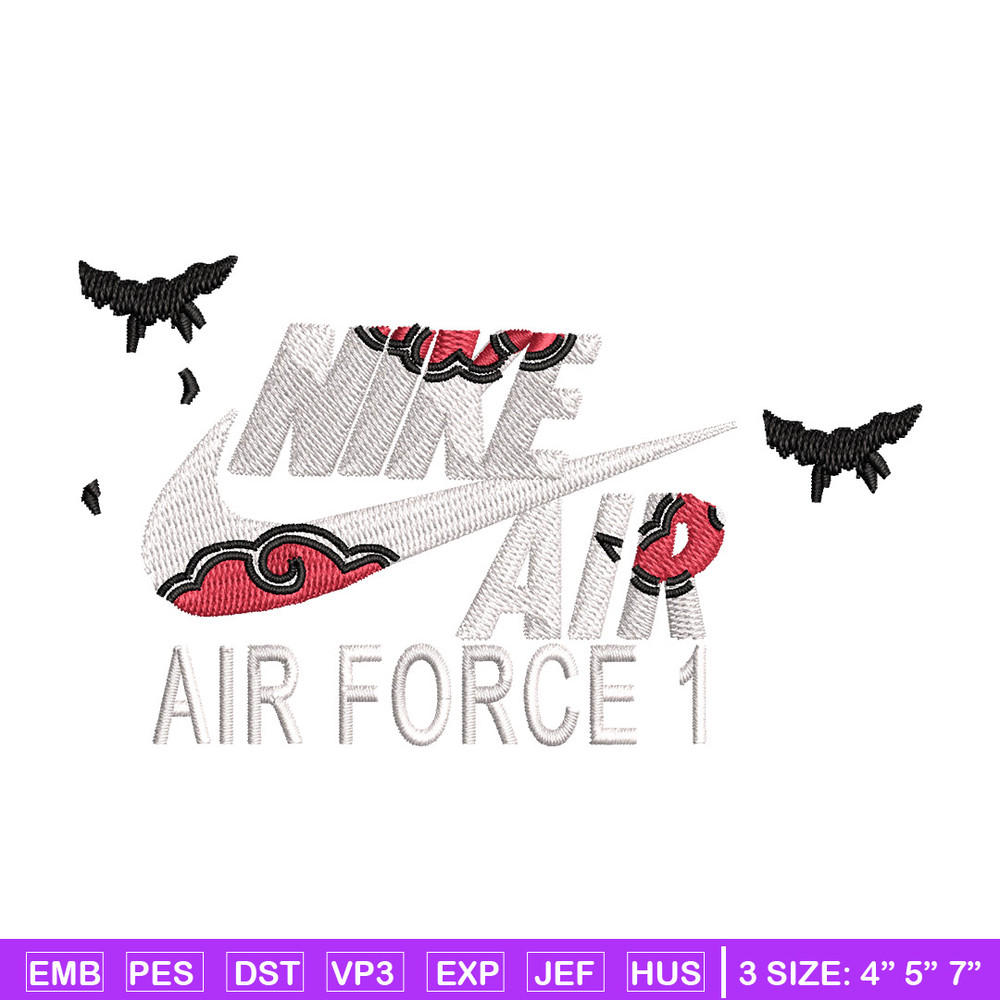 Nike itachi embroidery design, Naruto embroidery, Nike design,Embroidery file,Embroidery shirt,Digital download.jpg
