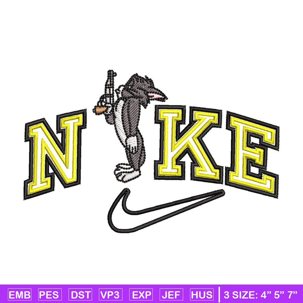 Nike tom gun embroidery design, Tom and jerry embroidery, Nike design,Embroidery file,Embroidery shirt,Digital download.jpg