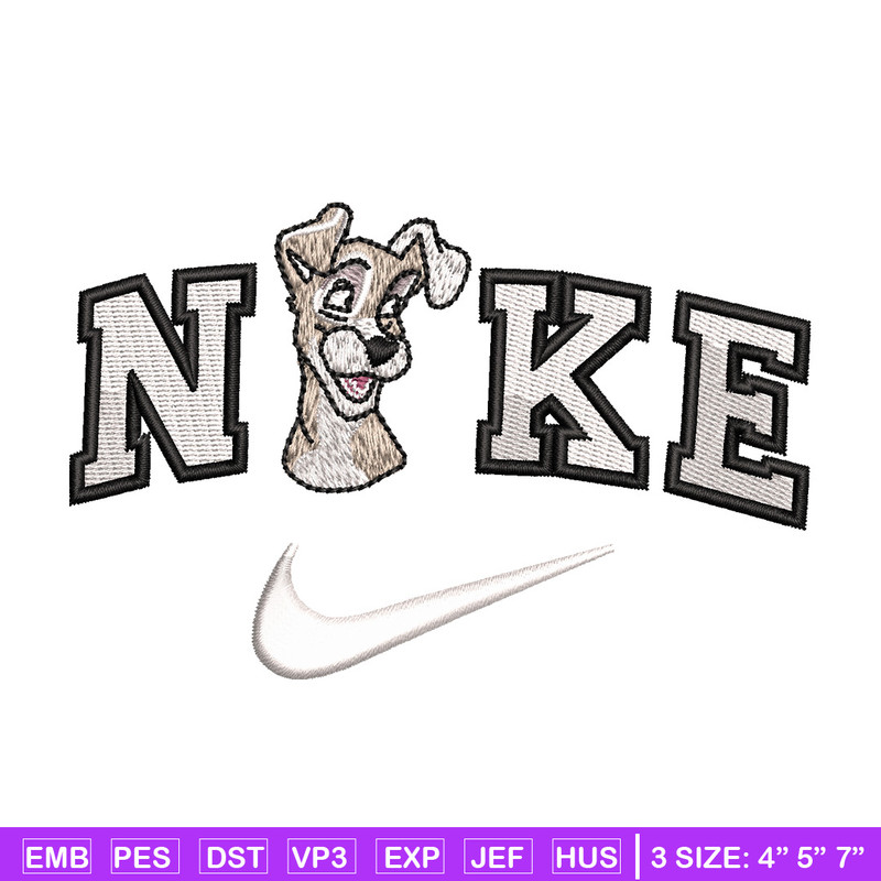Nike white dog embroidery design, Dog embroidery, Nike design, Embroidery shirt, Embroidery file, Digital download.jpg
