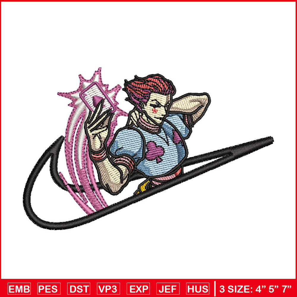 Nike x hisoka embroidery design, Hxh embroidery, Nike design, Embroidery shirt, Embroidery file, Digital download.jpg