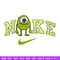 Nike x mike embroidery design, Disney monster embroidery, Nike design,Embroidery file,Embroidery shirt,Digital download.jpg