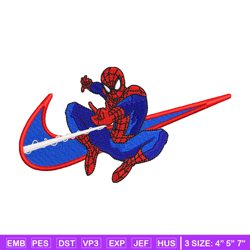 nike x spiderman embroidery design, nike x spiderman embroidery, movie design, embroidery file