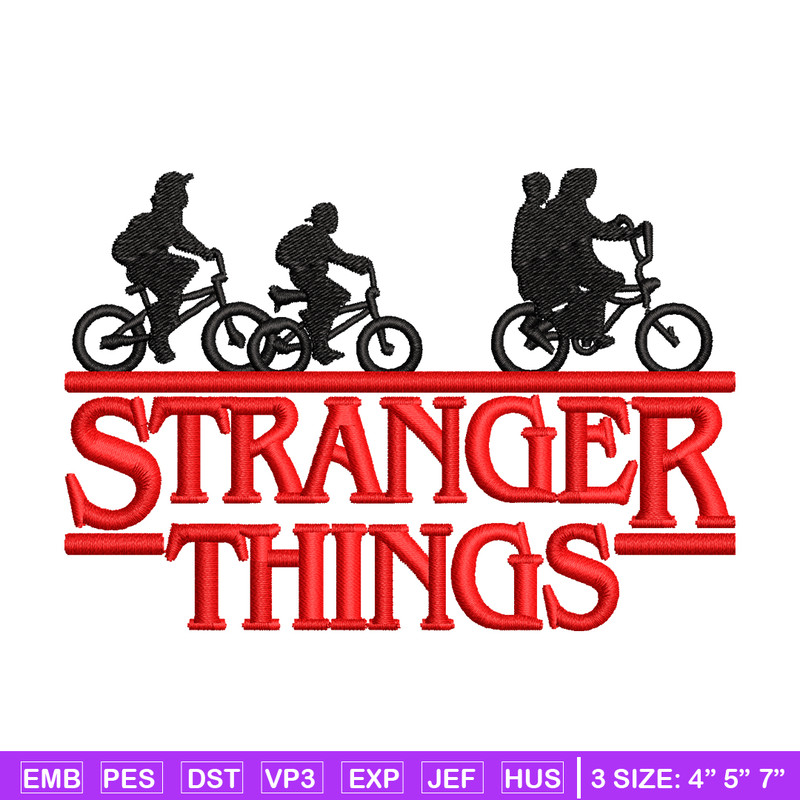 Stranger Things logo embroidery design, logo embroidery, logo design, logo shirt, Embroidery shirt, Instant download.jpg