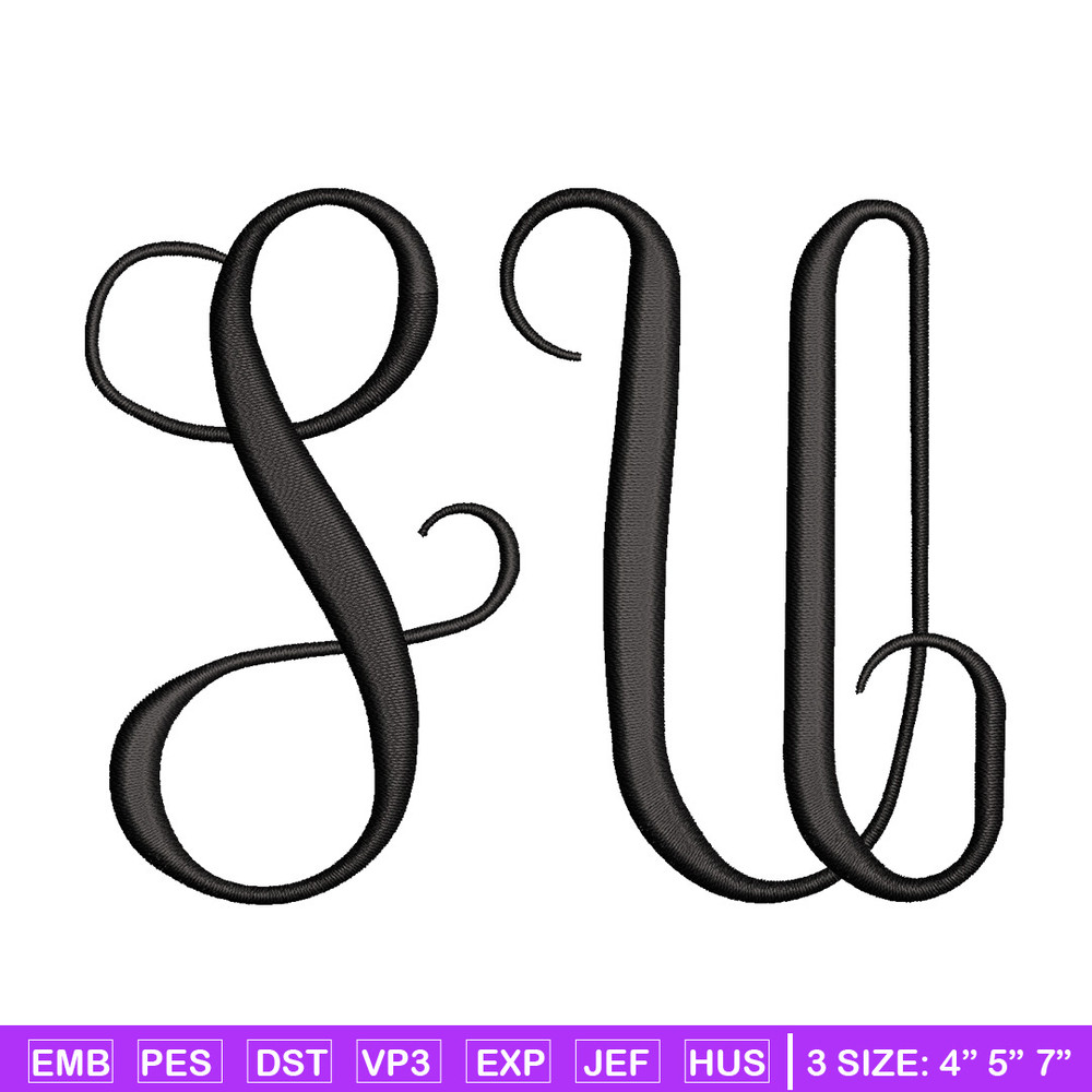 Su logo embroidery design, Logo embroidery, Emb design, Embroidery shirt, Embroidery file, Digital download.jpg