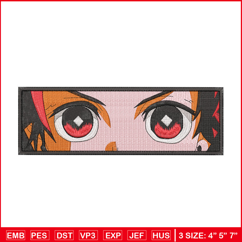Tanjiro eyes embroidery design, Tanjiro embroidery, Anime design, Embroidery shirt, Embroidery file,Digital download.jpg