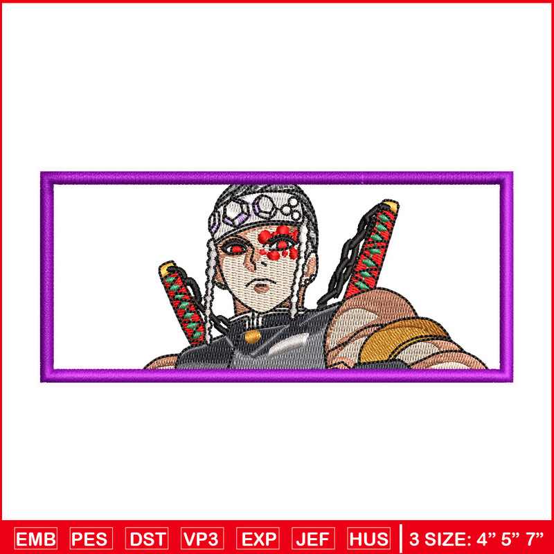 Tengen box embroidery design, Demon slayer embroidery, Anime design, Embroidery shirt, Embroidery file, Digital download.jpg
