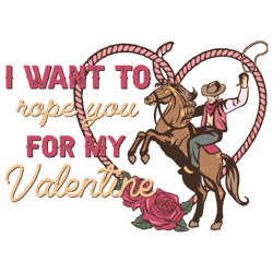 I Want To Rope You For My Valentine SVG
