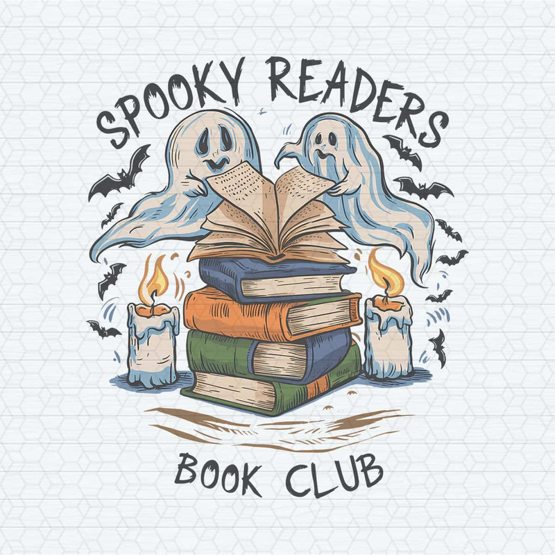 Horror Ghost Spooky Readers Book Club PNG.jpg