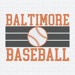 Vintage Baltimore Baseball Mlb Team SVG