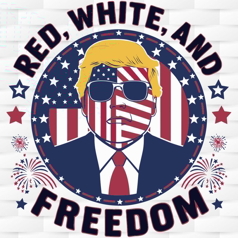 Trump 4th Of July Red White And Freedom SVG Support Trump 2024.jpg