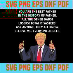 trump father's day svg father's day funny svg dad support trump