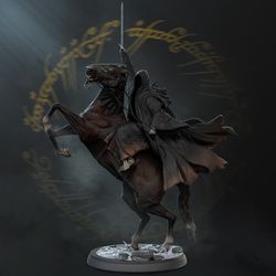 Nazgul The Lord of the Rings figure, handpaint high detail, Nazgul Lord of the Rings statue handpaint high detail