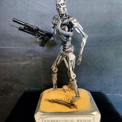 Terminator 2 T-800 hand painted custom figure, Terminator 2 T-800 figure for fans