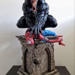 Venom Spider-man 1/6 Printed statue, Venom Spider man figure 1/6 for fans