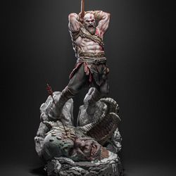 Kratos God of War Printed statue, Kratos 1/6 figure