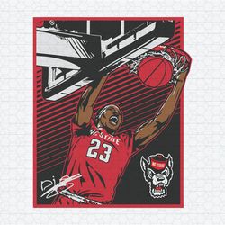 Mohamed Diarra Signature Nc State Basketball SVG