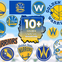 10 Files Golden State Svg Bundle, Golden State NBA Lovers