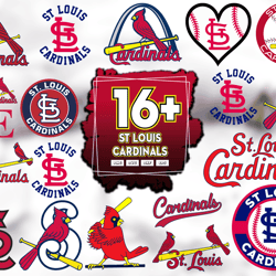16 Files St Louis Cardinals Svg Bundle, Cardinals Baseball Svg