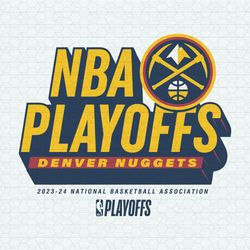Nba Playoffs Denver Nuggets Basketball Assocication SVG