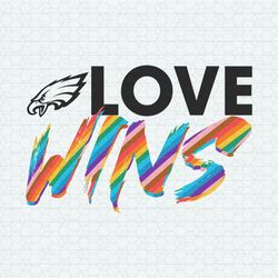 Philadelphia Eagles Love Wins SVG