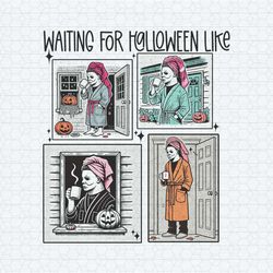 retro waiting for halloween like michael myers png