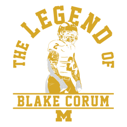 Michigan Football The Legend Of Blake Corum SVG