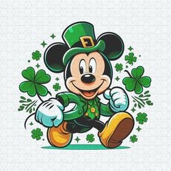 Mickey St Patricks Day Lucky Mouse PNG