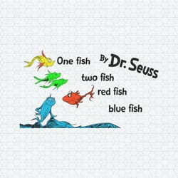 one fish two fish by dr seuss svg