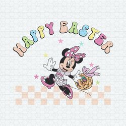 happy easter disney minnie mouse svg