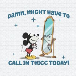 Mickey Mouse Might Have To Call In Thicc Today PNG