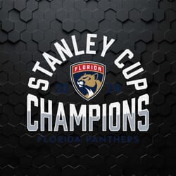 stanley cup champion florida panthers hockey team svg