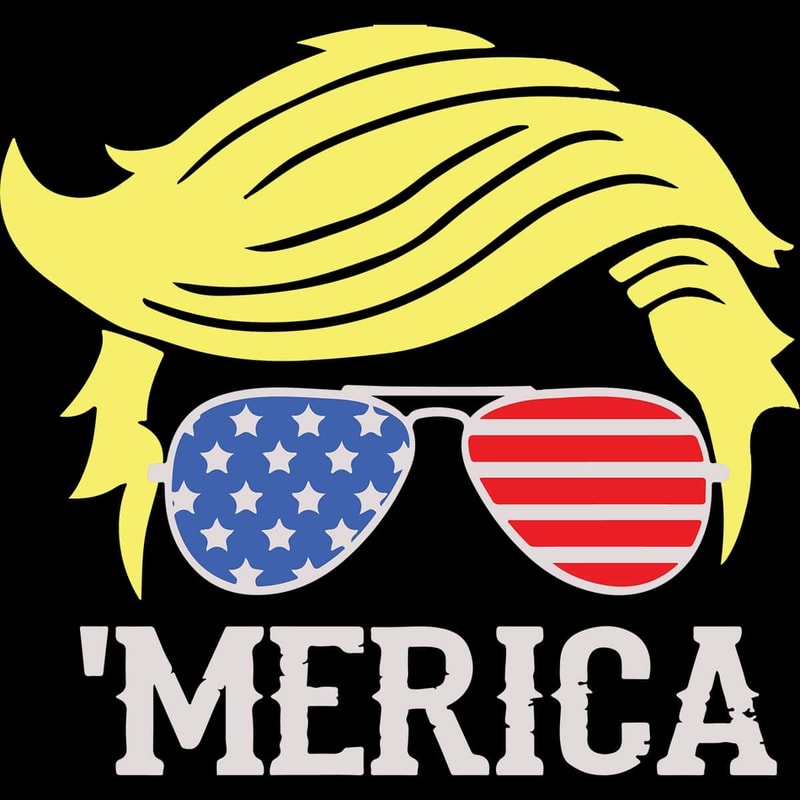 Happy Fourth Of July Merica Independence Day Trump President Gift SVG.jpg