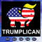 US Flag Trumplican SVG Trump Funny President 2020 American President SVG.jpg