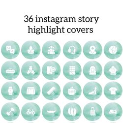 36 mens icons for your beautiful instagram. Style green mens instagram highlight covers. Digital download