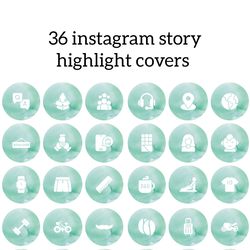 36 mens icons for your beautiful instagram. style green mens instagram highlight covers. digital download