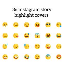 36 emotions instagram highlight icons. beautiful instagram highlights images. cute instagram highlights covers