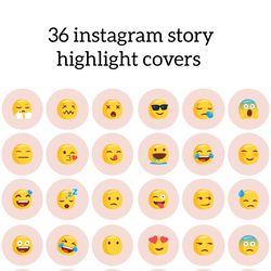 36 Emotions Instagram Highlight Icons. Pink Instagram Highlights Images. Cute Instagram Highlights Covers