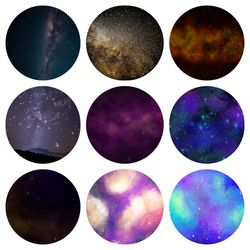 9 Galaxy Instagram Highlight Icons. Cosmos Instagram Highlights Images. Colors Instagram Highlights Covers