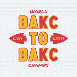 World Champs Back To Back Lviii SVG