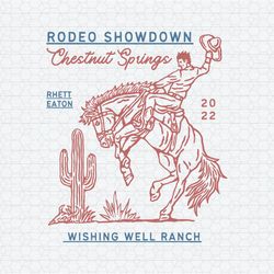 Rodeo Showdown Chestnut Springs 2022 SVG