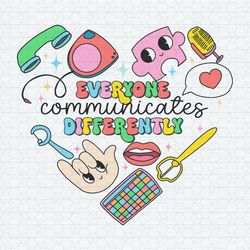 Everyone Communicates Differently Doodles SVG