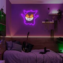 Anime Neon Sign Game Neon Signs for Wall Dimmable Neon Light Signs Neon Gaming Signs Bedroom Party Wall Decor Neon