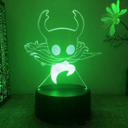 Hollow Knight Game 3D Lamps Led RGB Neon Night Lights Birthday Toys Cool Gift For Friends Kid Bed Room Table Colorful