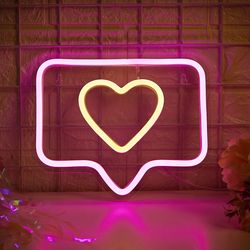 Backboard LED Neon Sign USB Powered Neon Signs Night Light 3D Wall Art & Game Room Bedroom Living Room Decor Lamp Signs