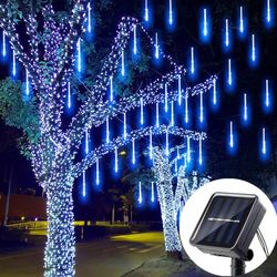 Solar LED Meteor Shower Light Holiday String Light Waterproof Fairy Garden Decor Outdoor Led StGarland Christmas Decor