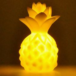 Night Lamp Led Lights Pineapple Fruit Night Light Neon Room Decor Portable Table Bedside Lamps Gift Children