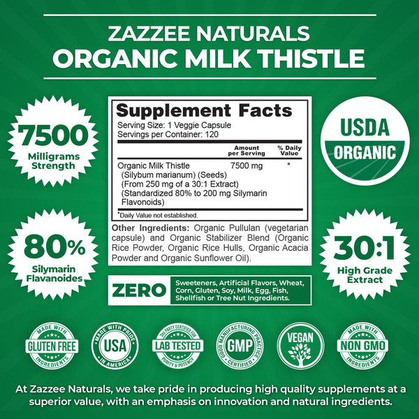 Organic Milk Thistle 7500 mg Strength 120e.jpg