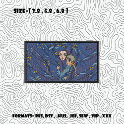 moving castle embroidery design download file, design file, anime, machine embroidery design,